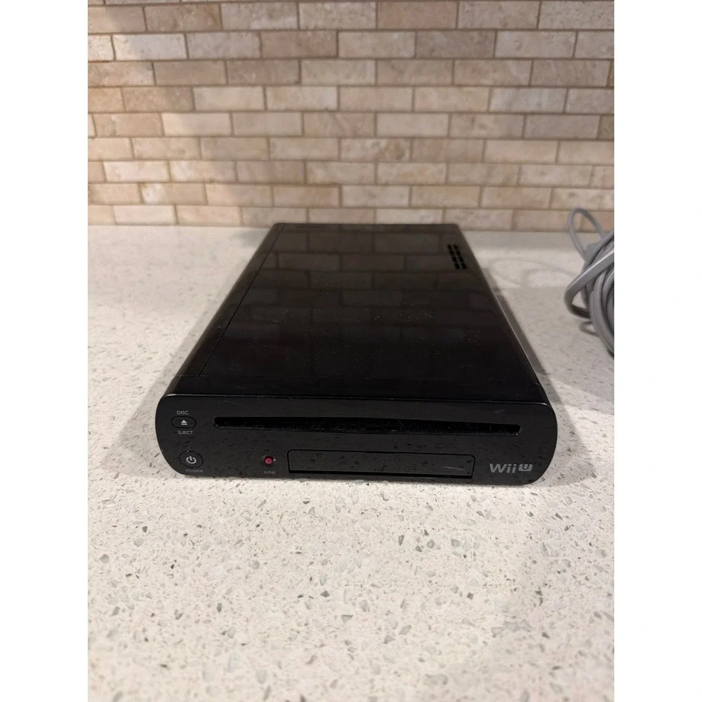 Nintendo Wii U Black Console For Parts Repair No Power No Light Untested
